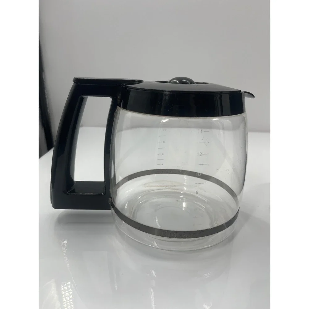 Cuisinart 14 Cup Programmable Coffeemaker Black Gunmetal Grey DCC-3200P1